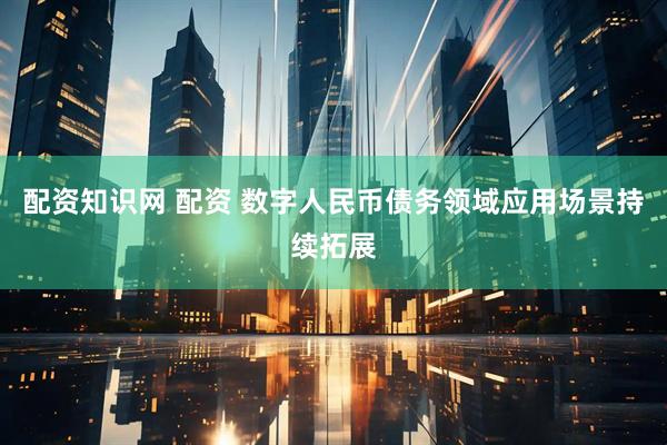 配资知识网 配资 数字人民币债务领域应用场景持续拓展